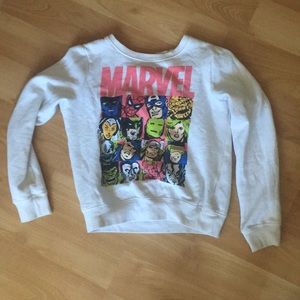 Marvel Characters Fleece Sweater